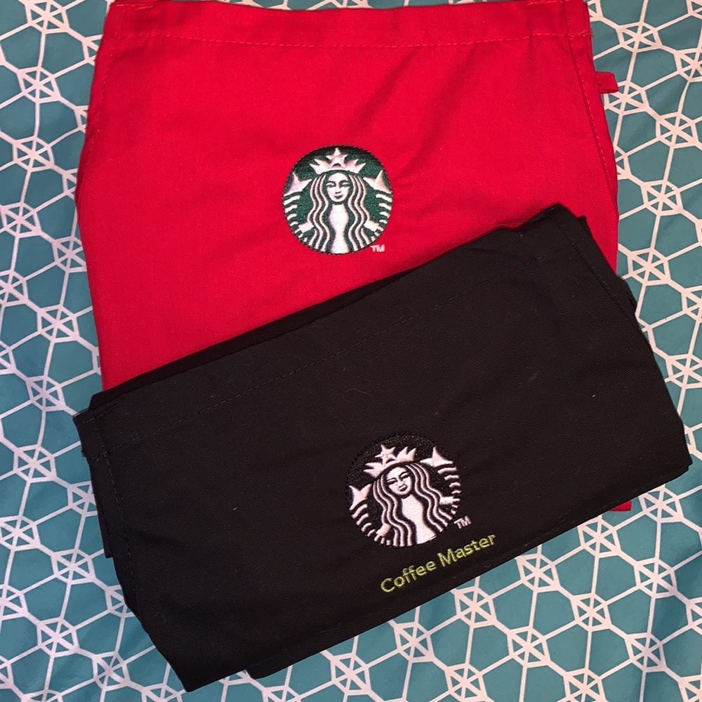 NWT  Holiday Starbucks ⭐️ Official Apron Bundle
